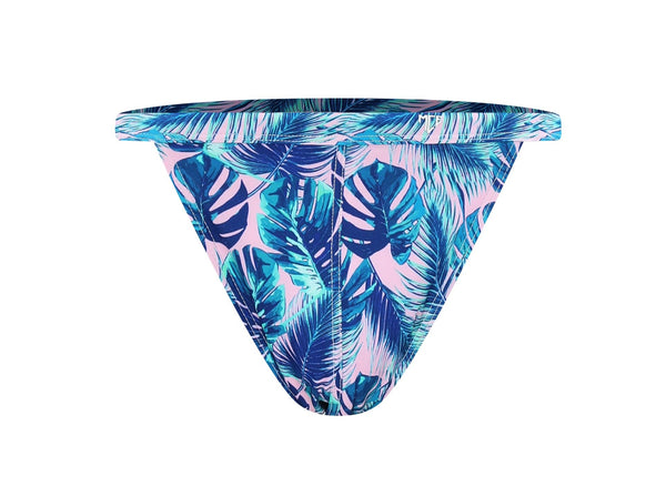 MCE X Shea Couleé palm swim bikini