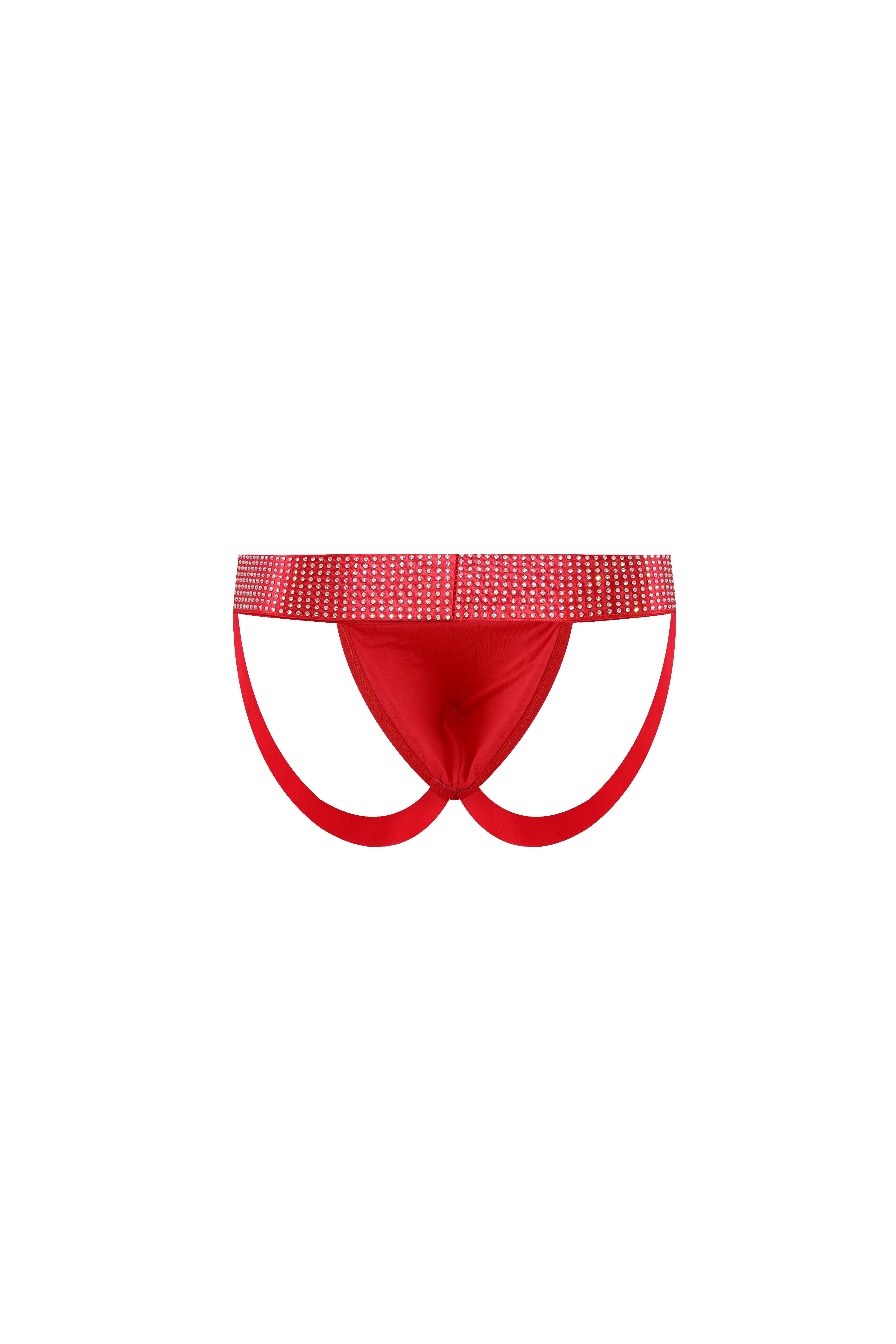 Ruby rhinestone MCE jock strap