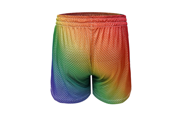 rainbow MCE mesh shorts