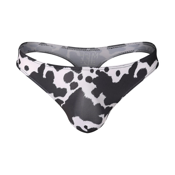 Cow print MCE thong