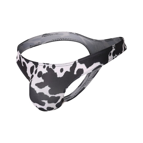 Cow print MCE thong