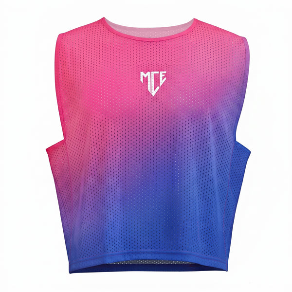 bi pride cropped mesh tank - MCE Creations