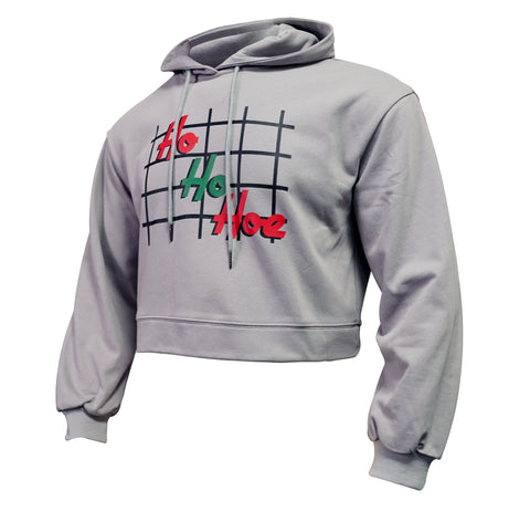 Ho Ho Hoe crop hoodie