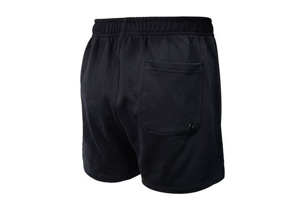 black MCE cotton shorts