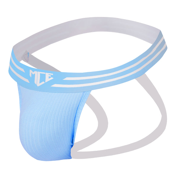 sky blue MCE jock strap - MCE Creations