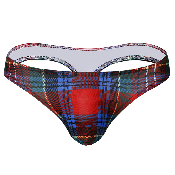 Vintage plaid MCE thong