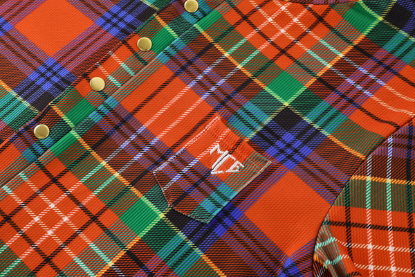 vintage plaid MCE union suit - MCE Creations