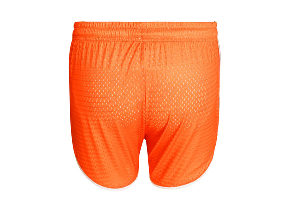 MCE X Shea Couleé orange shorts