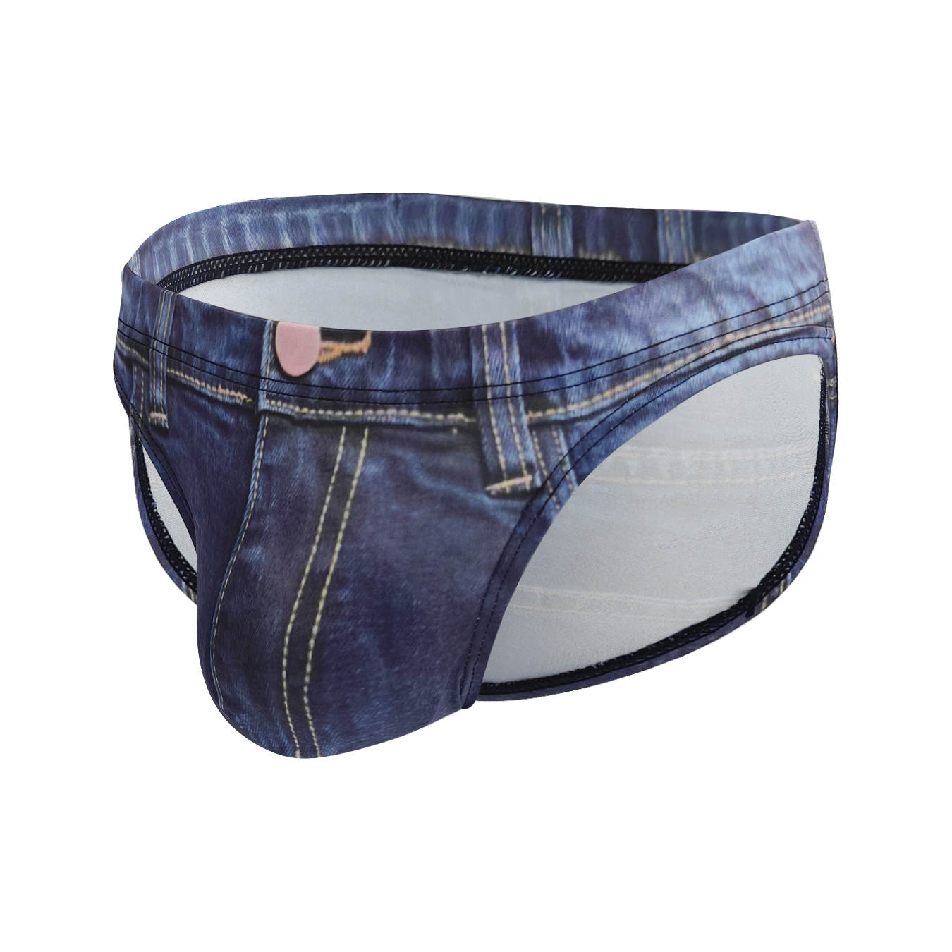 denim MCE swim briefs