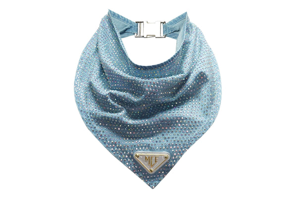 denim rhinestone bandana - MCE Creations