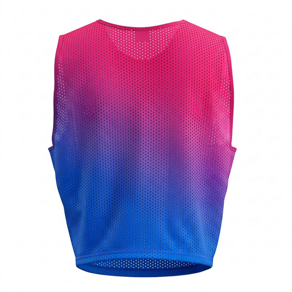 bi pride cropped mesh tank - MCE Creations