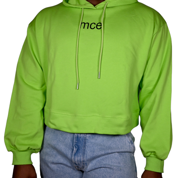 bratty MCE crop hoodie