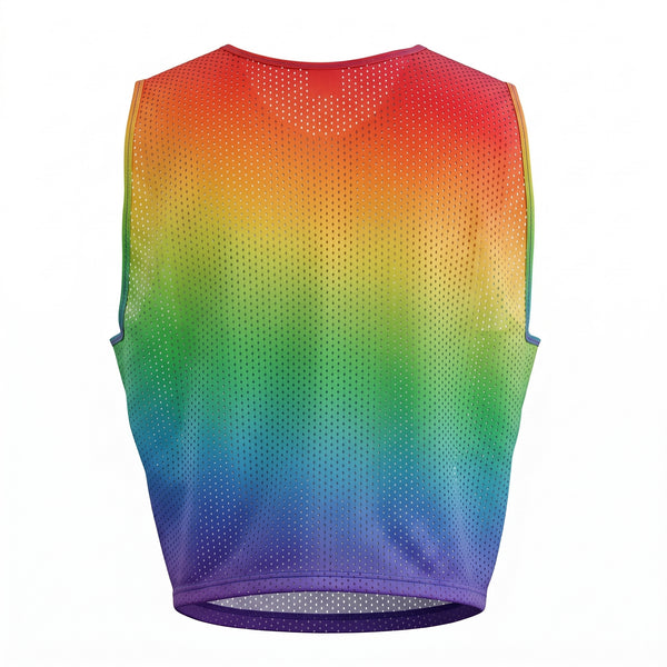 gay pride cropped mesh tank - MCE Creations