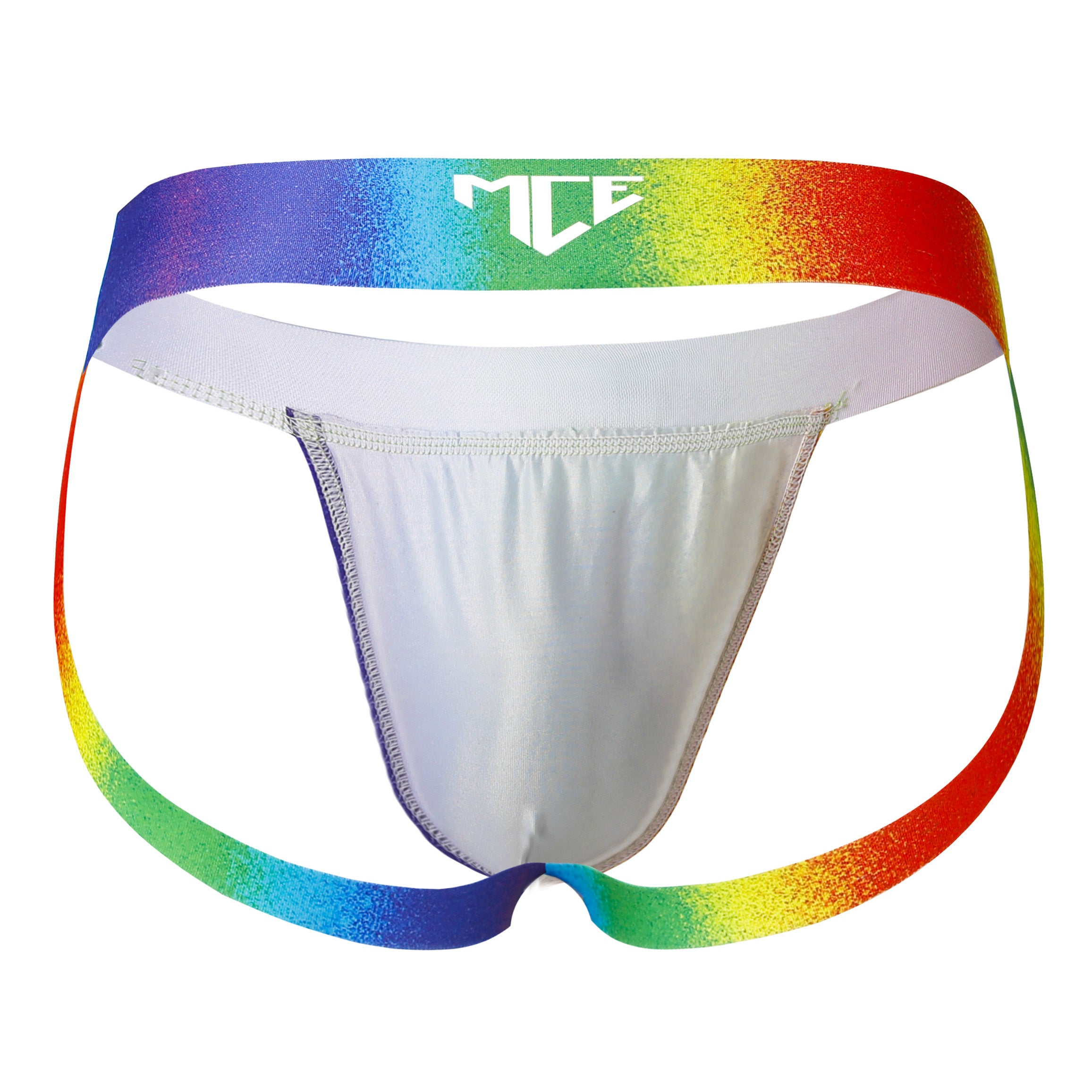 pride spray paint MCE jock strap