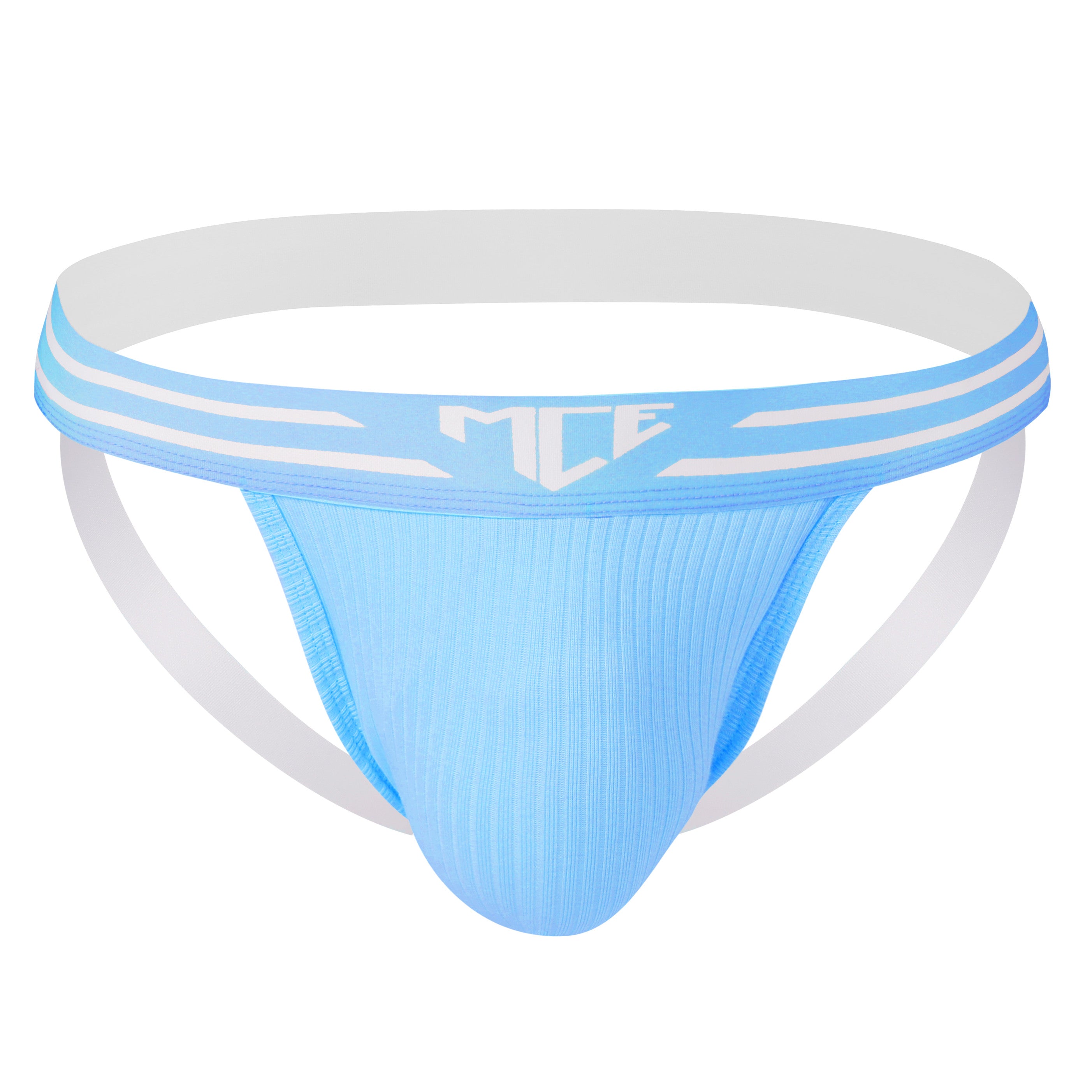 sky blue MCE jock strap - MCE Creations