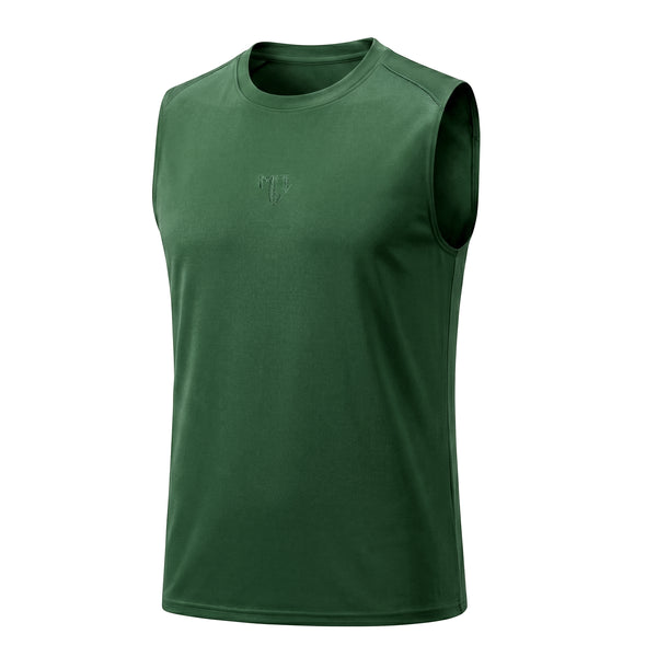 green MCE muscle tank