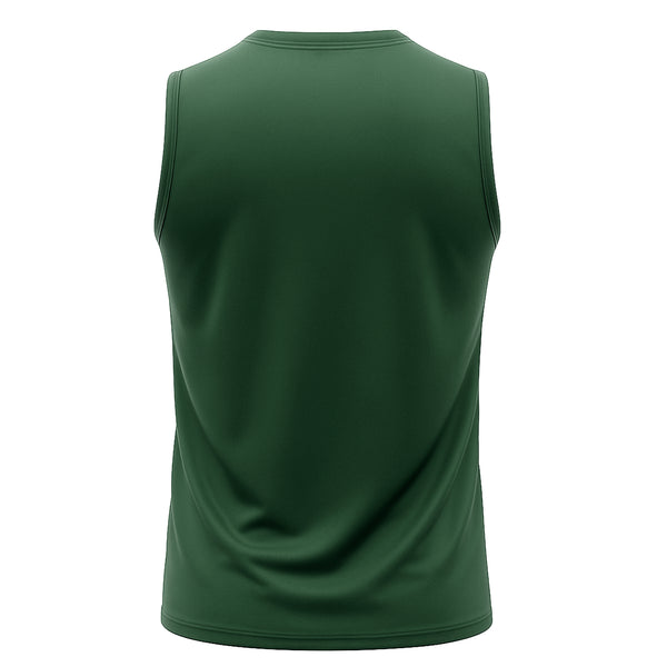 green MCE muscle tank