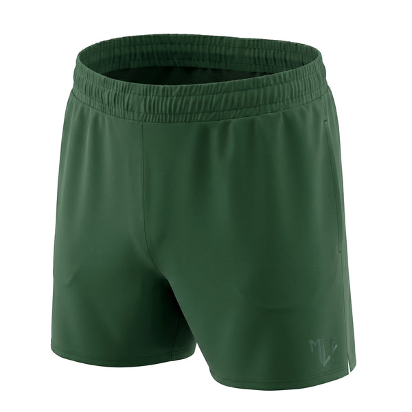 green MCE gym shorts - MCE Creations