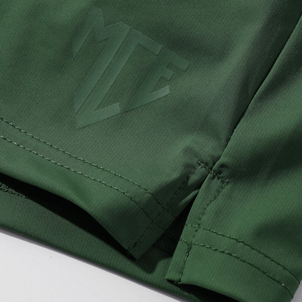 green MCE gym shorts - MCE Creations