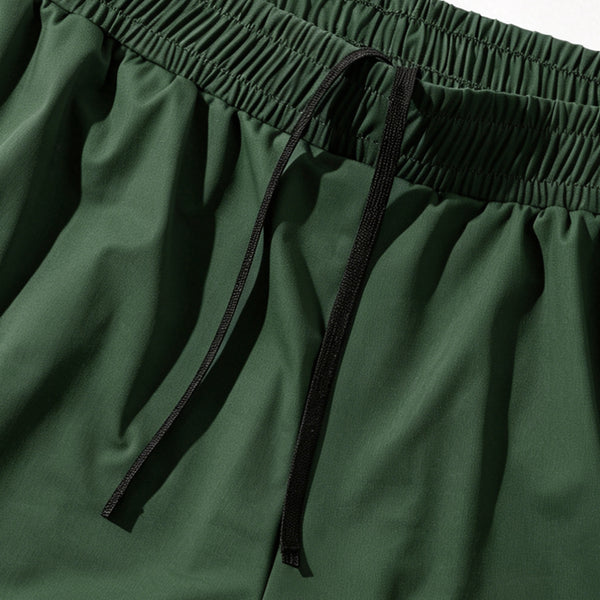 green MCE gym shorts - MCE Creations