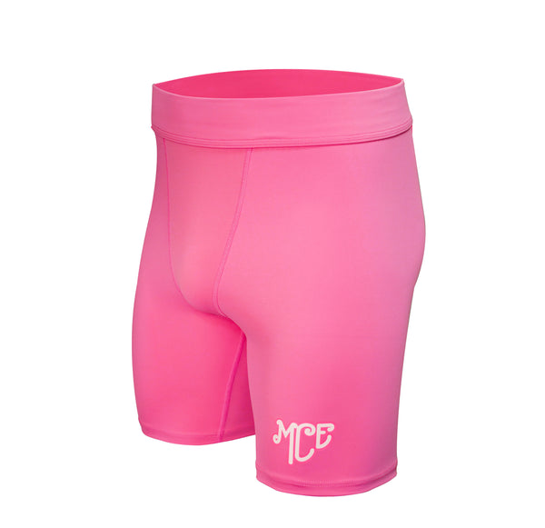 Malibu Michael pink MCE bike shorts