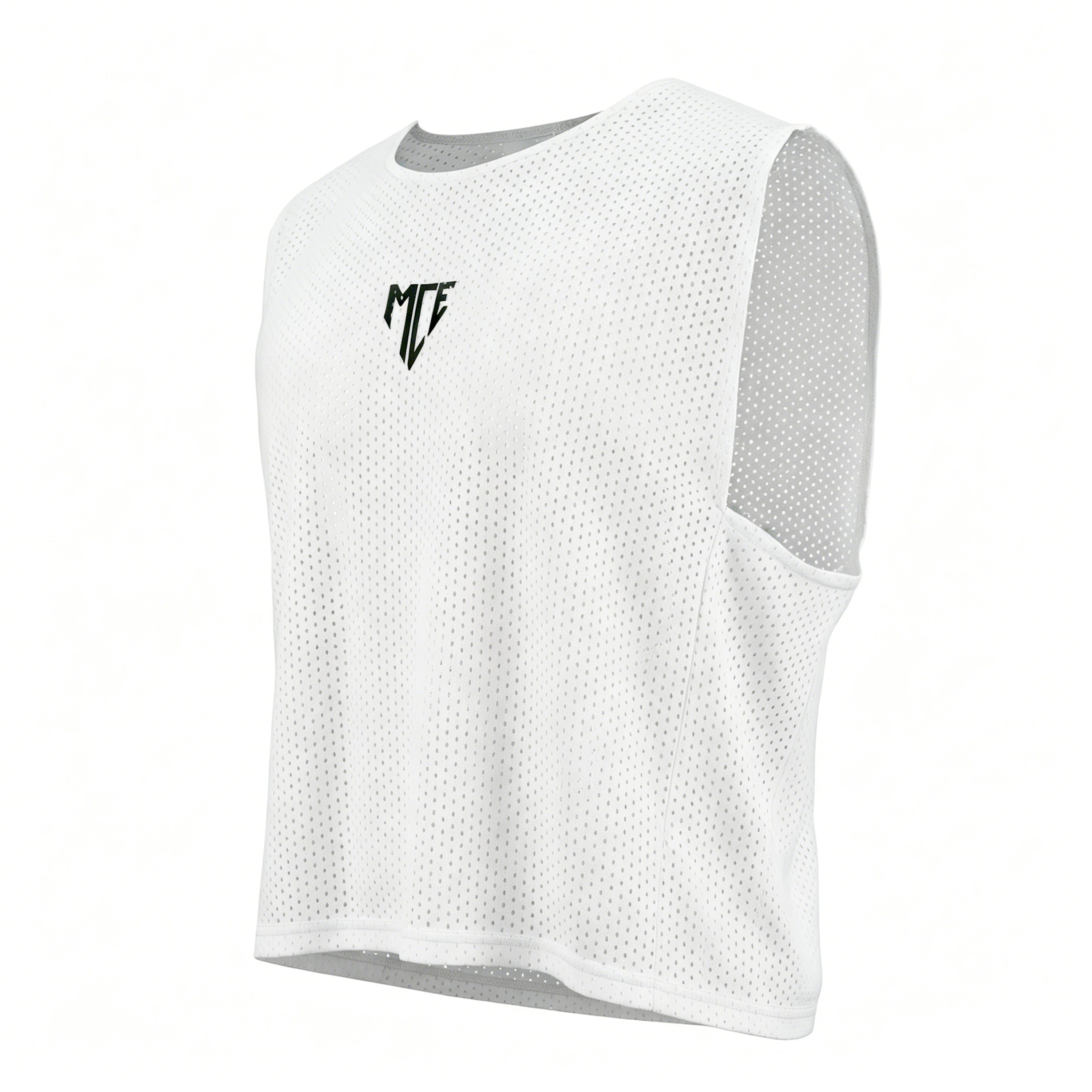 white cropped mesh tank - MCE Creations