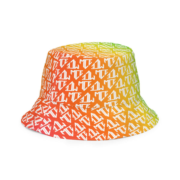 pride monogram MCE logo Reversible bucket hat