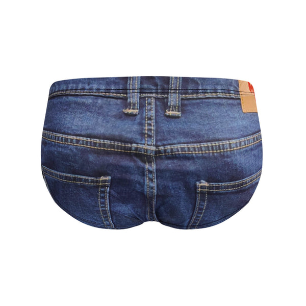 denim MCE swim briefs