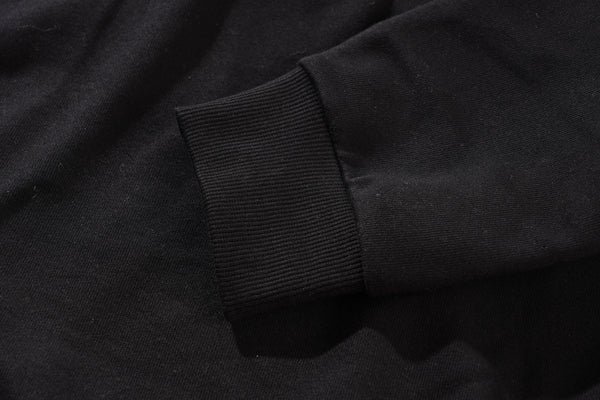 Black MCE quarter zip hoodie