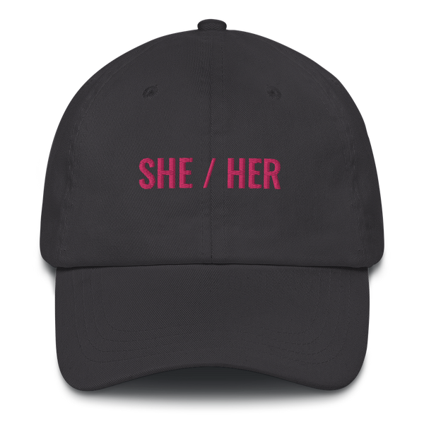SHE/HER pronouns Dad hat