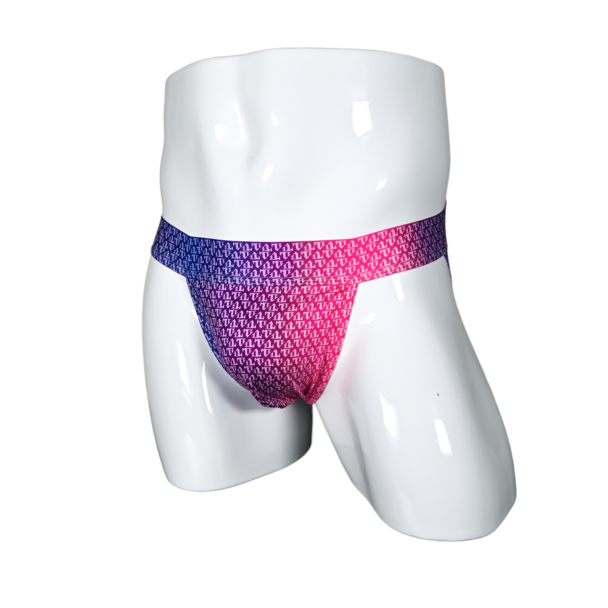 bi pride monogram MCE logo thong