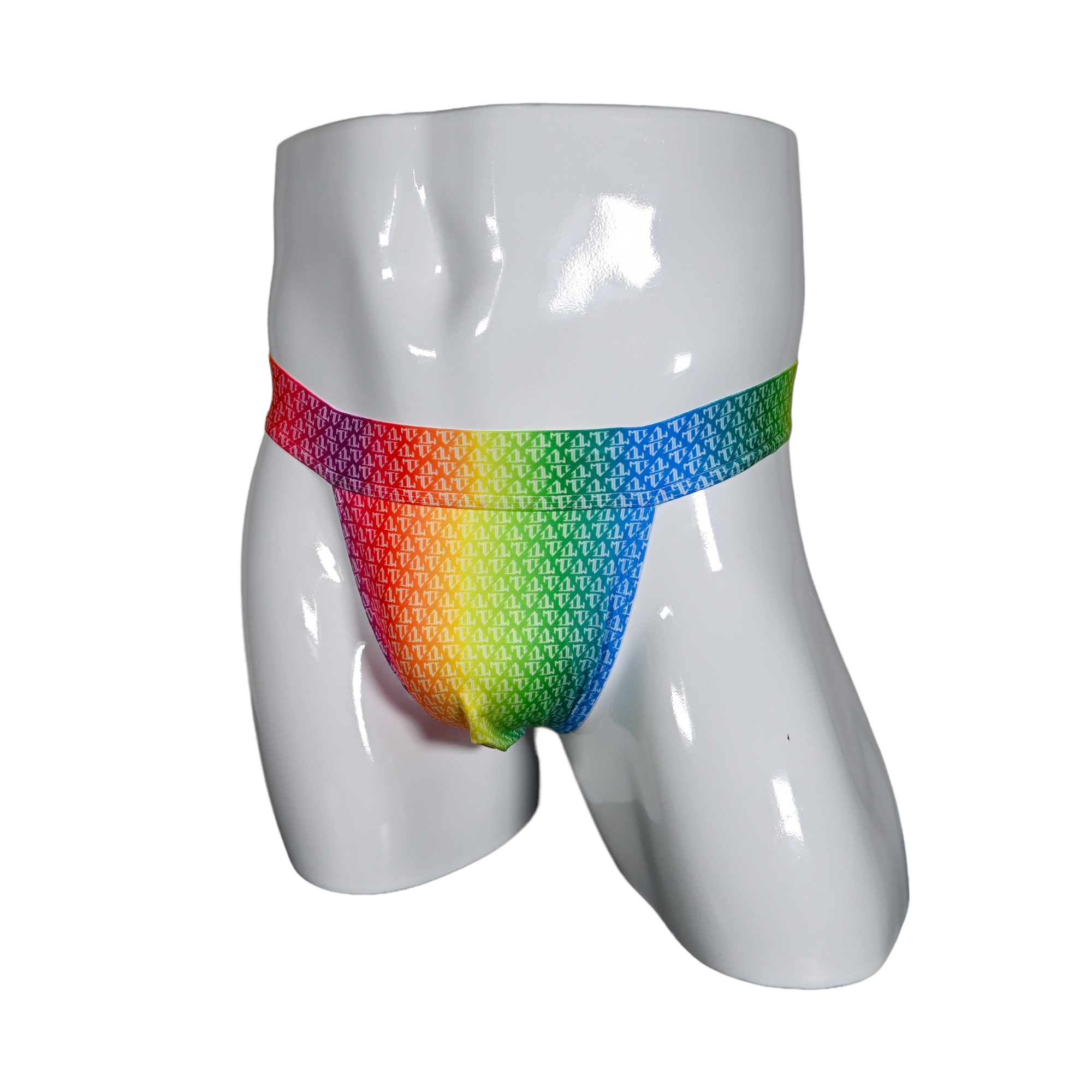 gay pride monogram MCE logo thong