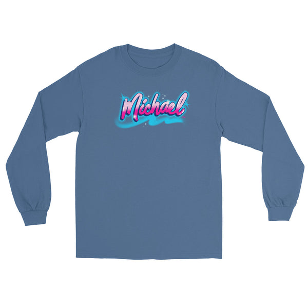 Malibu Michael airbrush unisex Long Sleeve Shirt