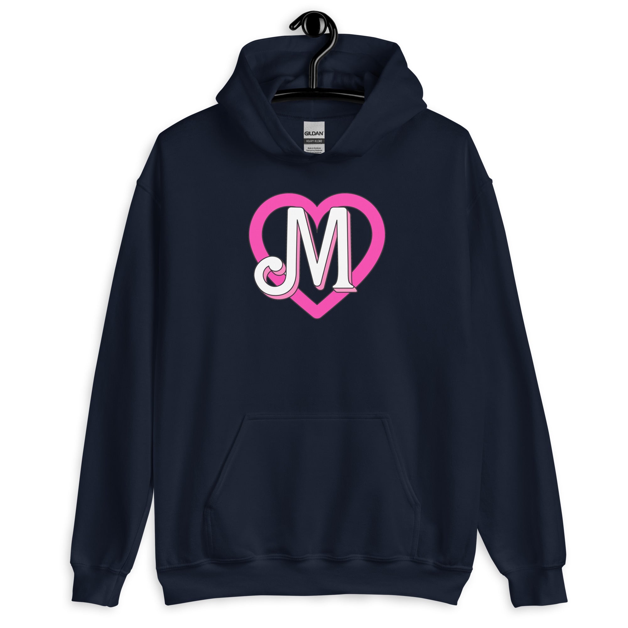 M heart Unisex Hoodie