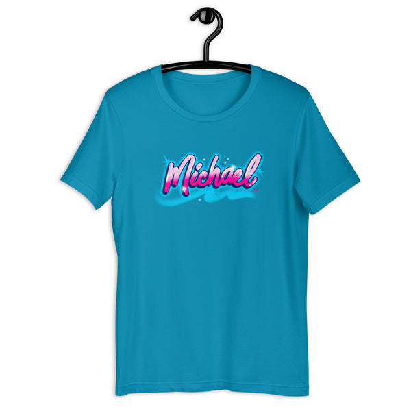 Malibu Michael airbrush Unisex t-shirt
