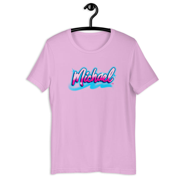 Malibu Michael airbrush Unisex t-shirt