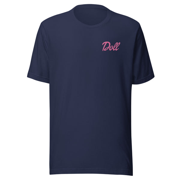 Doll embroidered short-Sleeve Unisex T-Shirt