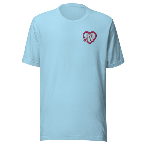 M heart  embroidered Short-Sleeve Unisex t-shirt