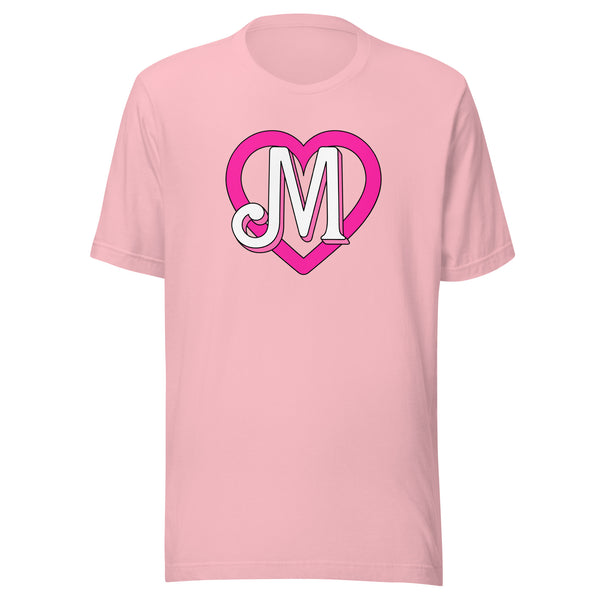 M heart short-sleeve Unisex t-shirt