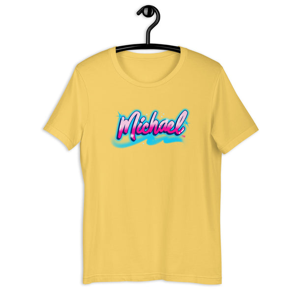 Malibu Michael airbrush Unisex t-shirt