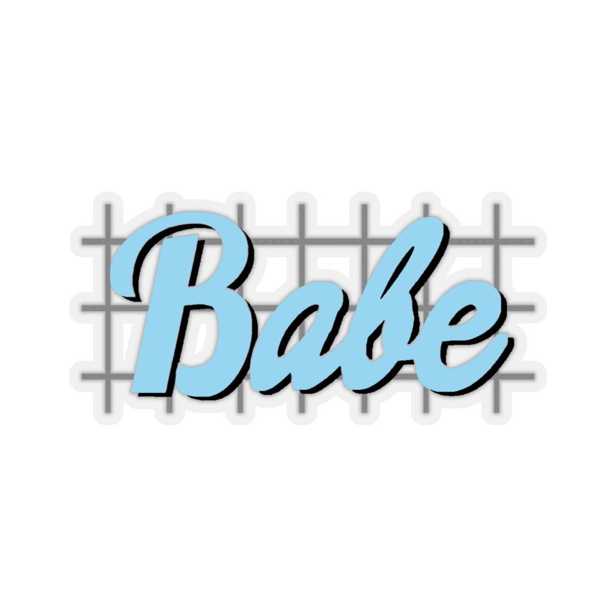 blue Babe Stickers - MCE Creations