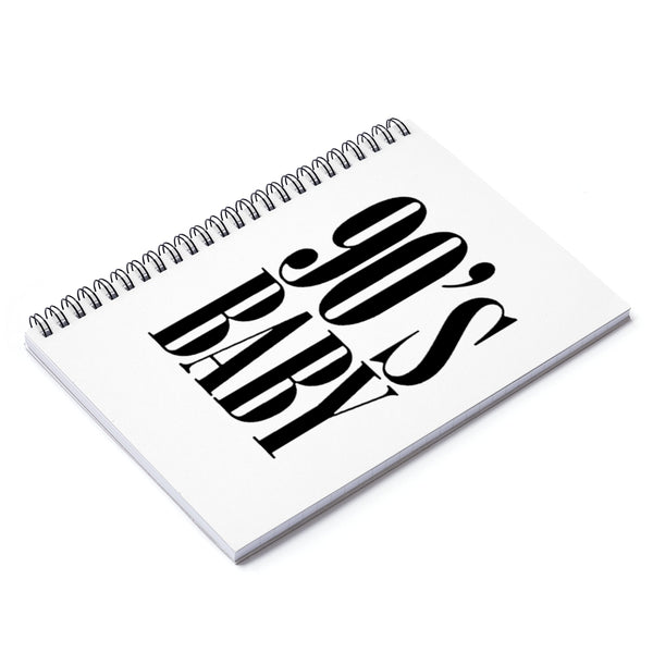 90's Basby Spiral Notebook - MCE Creations