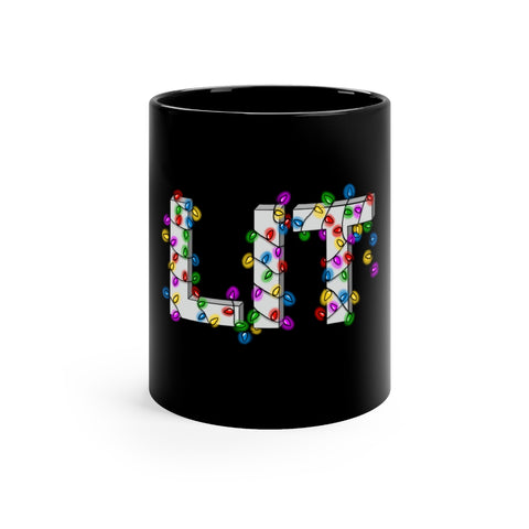 LIT black mug 11oz - MCE Creations