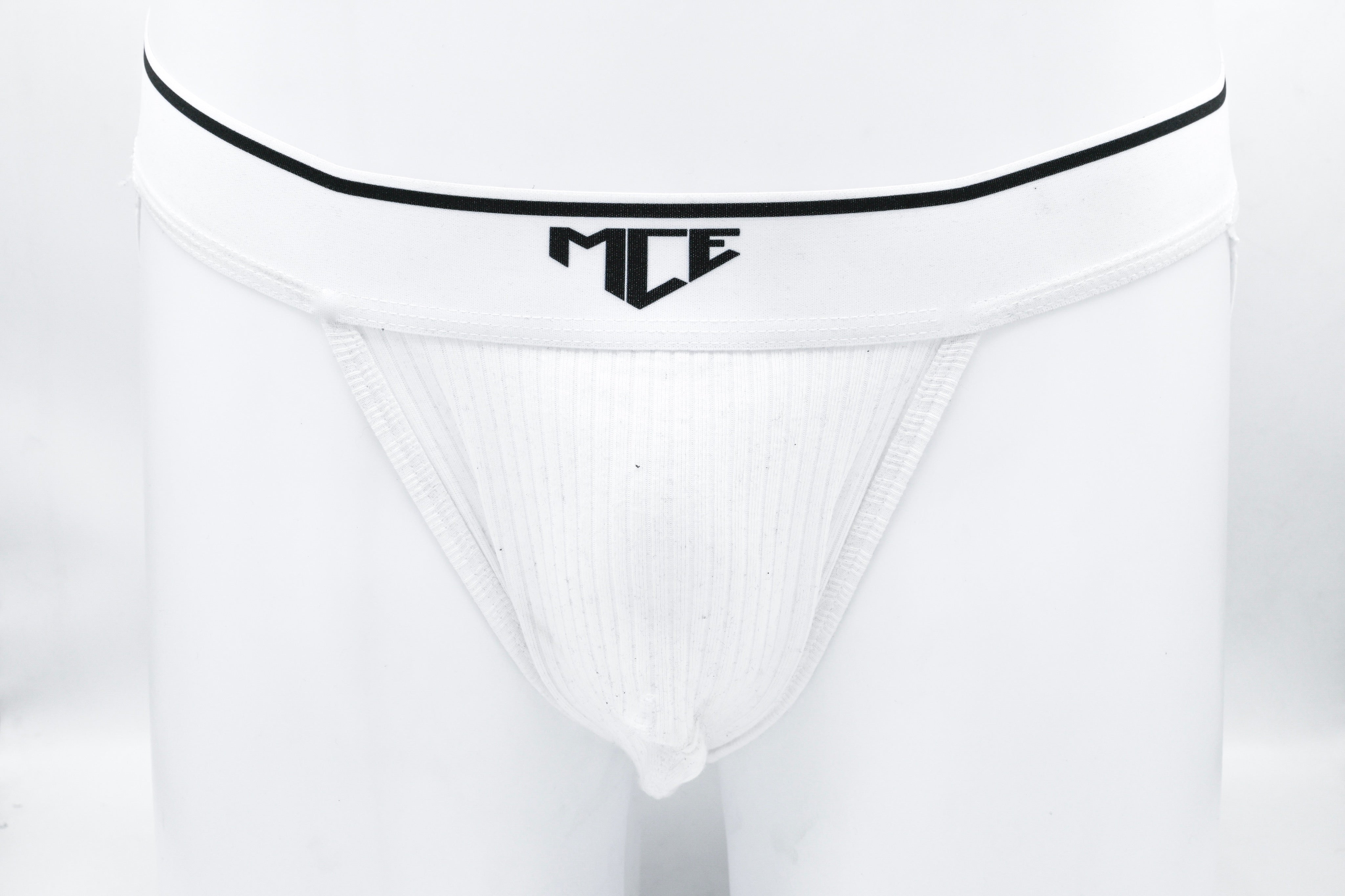 Pearl white MCE jock strap