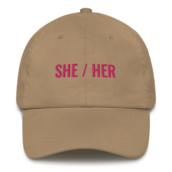SHE/HER pronouns Dad hat