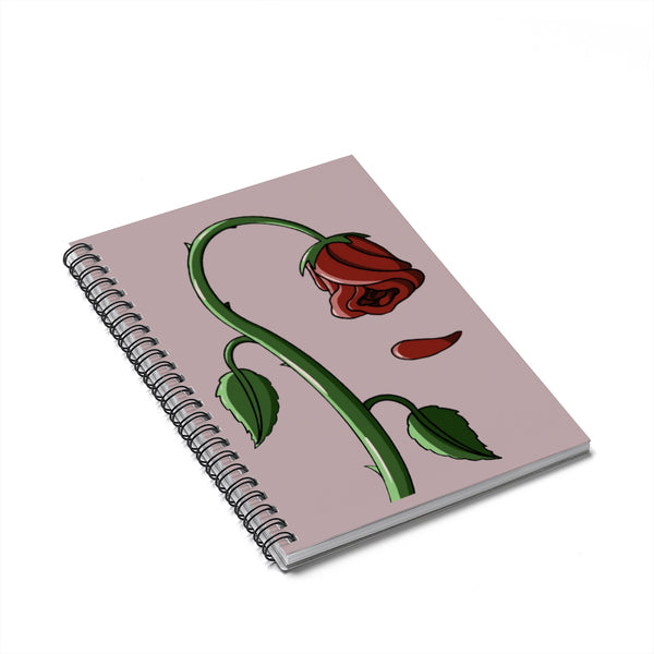 Rose Spiral Notebook - MCE Creations