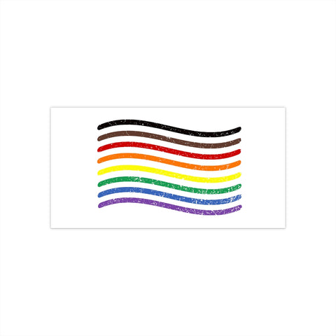 gay pride flag Bumper Stickers