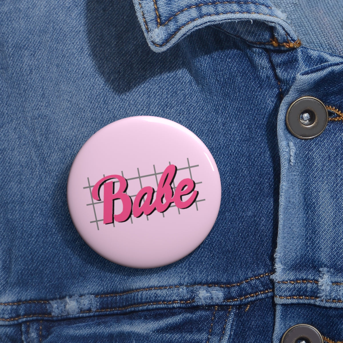 Babe Pin Buttons - MCE Creations