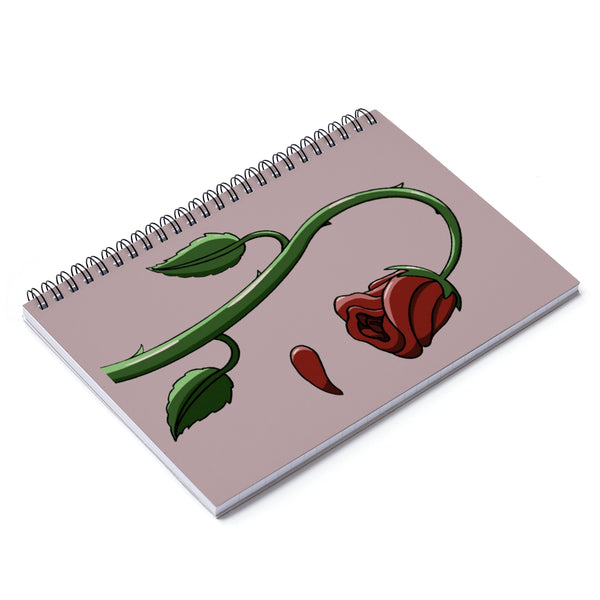 Rose Spiral Notebook - MCE Creations