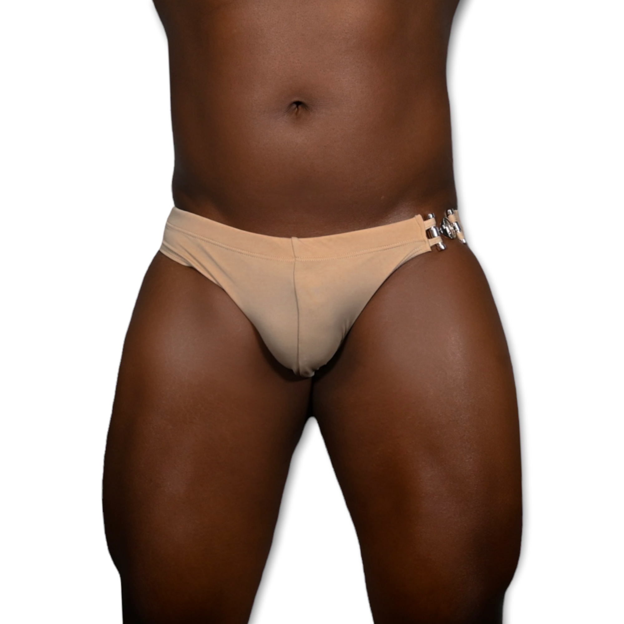 Apollo gold buckle swim briefs